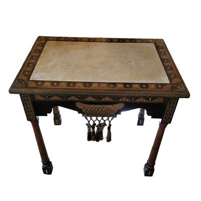 Antique Inlaid Center Table by Carlo Bugatti-TCS-1739818