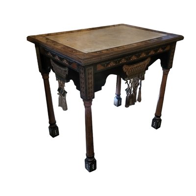 Antique Inlaid Center Table by Carlo Bugatti-TCS-1739818