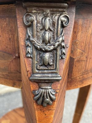 Antique Inlaid Kidney Shaped Table-SDV-919985