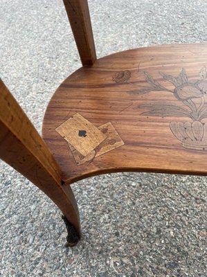 Antique Inlaid Kidney Shaped Table-SDV-919992