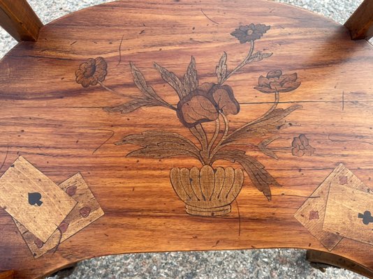 Antique Inlaid Kidney Shaped Table-SDV-919992