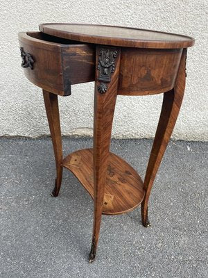 Antique Inlaid Kidney Shaped Table-SDV-919985