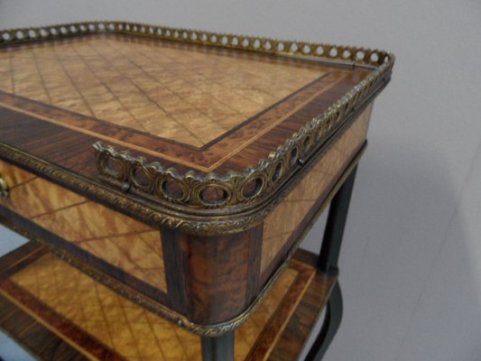 Antique Inlaid Side Table-PNJ-1776088