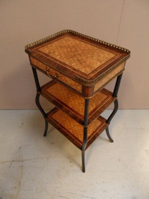 Antique Inlaid Side Table-PNJ-1776088