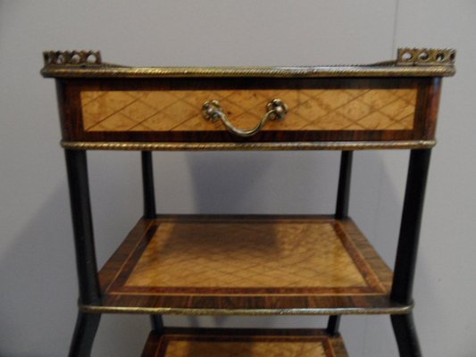 Antique Inlaid Side Table-PNJ-1776088