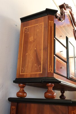 Antique Inlaid Walnut Cabinet, 1680s-DCO-1100993