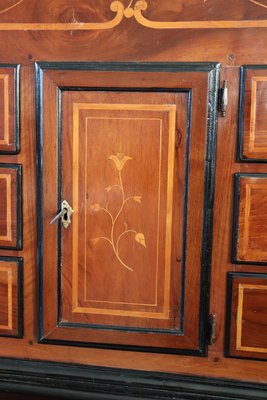 Antique Inlaid Walnut Cabinet, 1680s-DCO-1100993