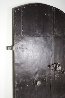 Antique Iron Clad Double Doors, 1800s-IND-1351144