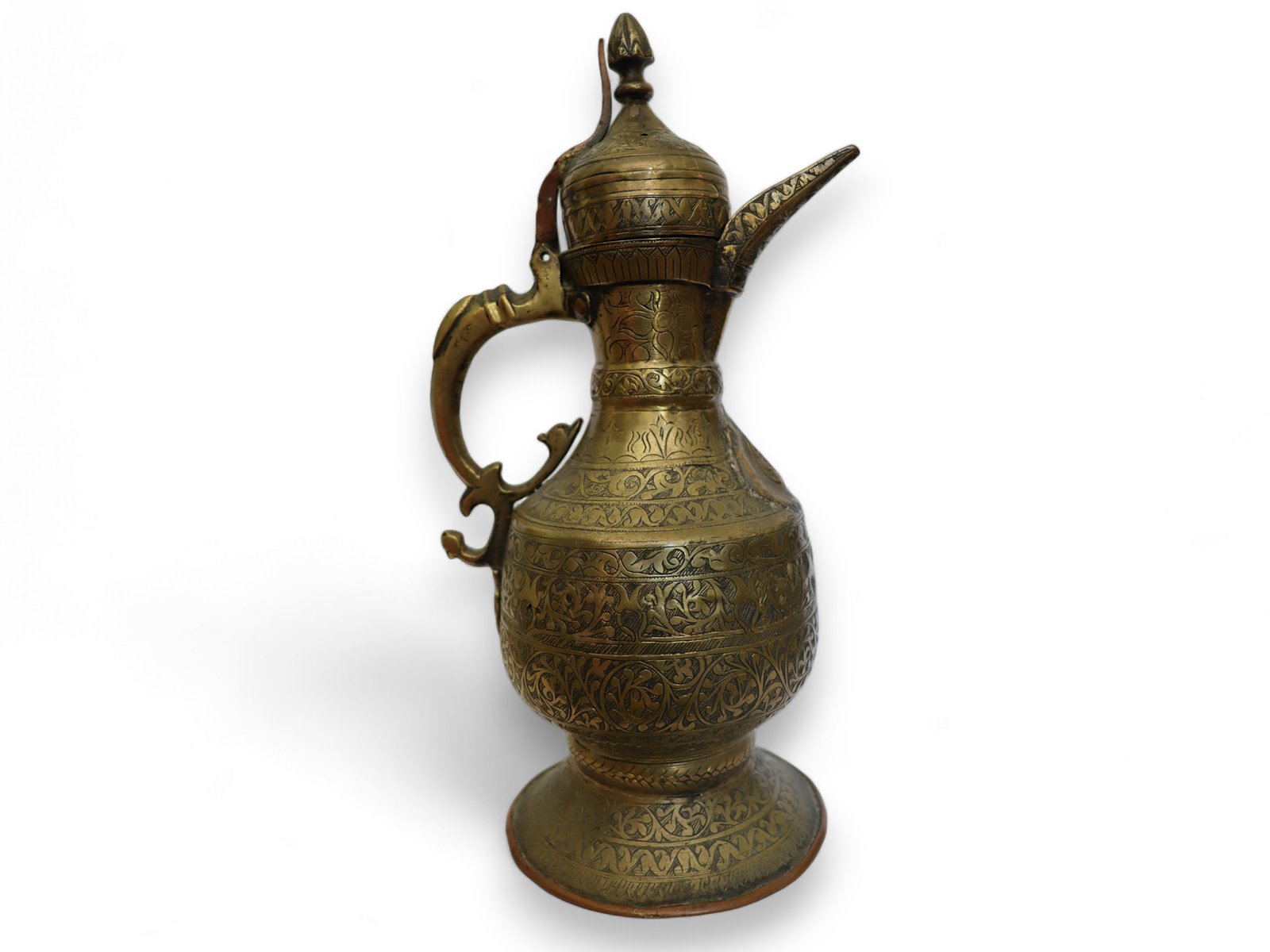 Antique Islamic Teapot in Brass Bukhara, 1900s