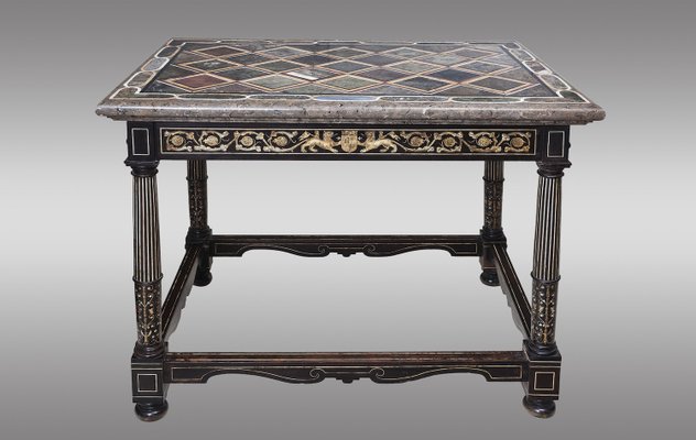 Antique Italian Baroque Center Table-LQ-957947