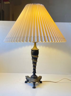 Antique Italian Brass Table Lamp-LCR-1029731