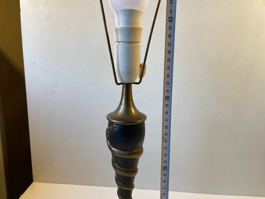 Antique Italian Brass Table Lamp-LCR-1029731