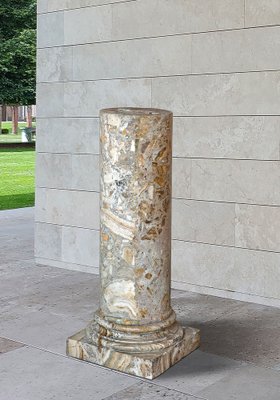 Antique Italian Brecciated Marble Column, 1800s-TDA-1801263