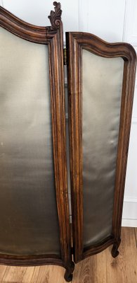 Antique Italian Carved Wood Screen Room Divider, 1890s-EUP-1818900