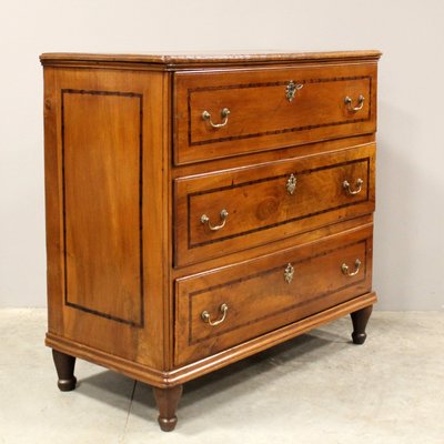 Antique Italian Chest of Drawers in Walnut-UMS-2021387