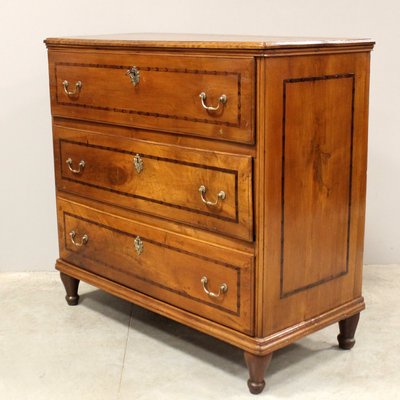 Antique Italian Chest of Drawers in Walnut-UMS-2021387