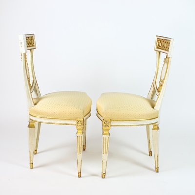 Antique Italian Classicist Chairs, Set of 6-KMT-1319037