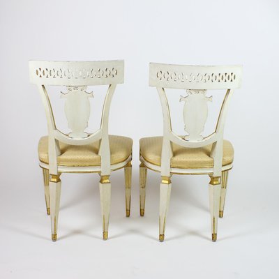 Antique Italian Classicist Chairs, Set of 6-KMT-1319037