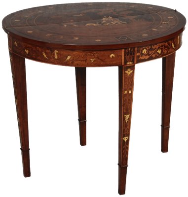 Antique Italian Consol Side Table with Hunting Motifs, 1820-DXD-1750419