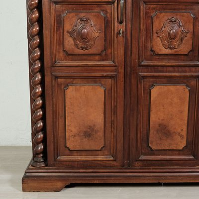 Antique Italian Four-Door Wardrobe in Walnut-XSG-2032037