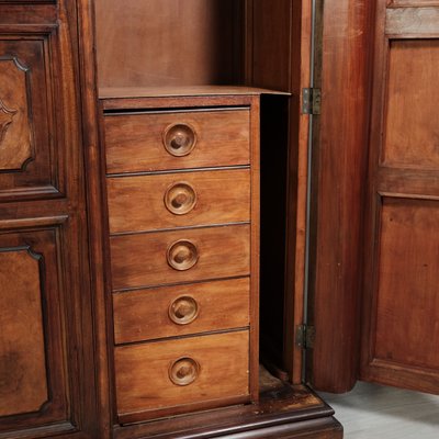 Antique Italian Four-Door Wardrobe in Walnut-XSG-2032037