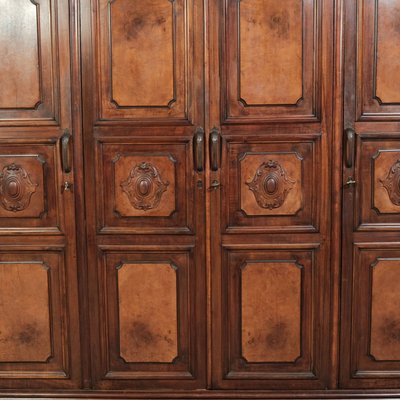 Antique Italian Four-Door Wardrobe in Walnut-XSG-2032037