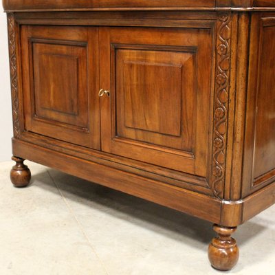 Antique Italian Louis Philippe Sideboard in Walnut-UMS-1819198