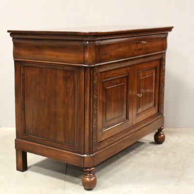 Antique Italian Louis Philippe Sideboard in Walnut-UMS-1819198