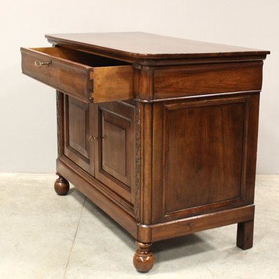 Antique Italian Louis Philippe Sideboard in Walnut-UMS-1819198