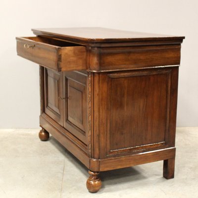 Antique Italian Louis Philippe Sideboard in Walnut-UMS-1819197