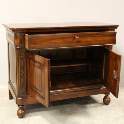 Antique Italian Louis Philippe Sideboard in Walnut-UMS-1819198