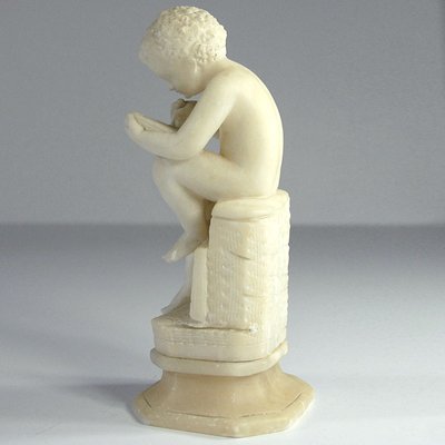 Antique Italian Marble Sculpture of a Boy in the Style of Canova-GIW-677293