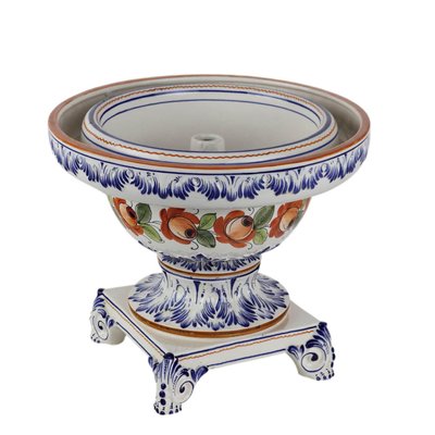 Antique Italian Planter in Majolica-VMM-2023900