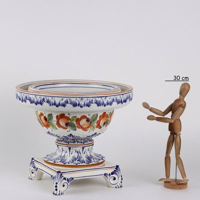 Antique Italian Planter in Majolica-VMM-2023900