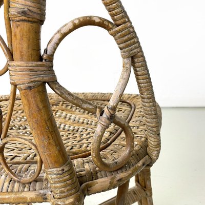 Antique Italian Rattan Chair, 1890s-GDD-1770753