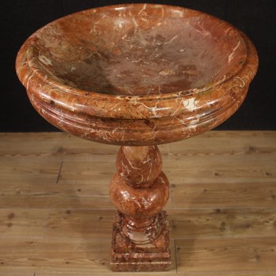 Antique Italian Red Marble Tub, 1870-RP-2033675