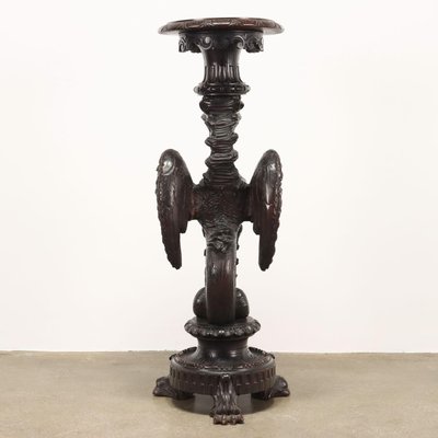 Antique Italian Vase Holder in Walnut-VMM-2023932