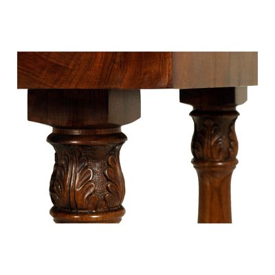 Antique Italian Walnut Desk-NJV-574707