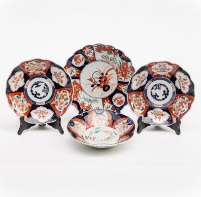 Antique Japanese Imari Porcelain Plates, Set of 2-FSD-827182