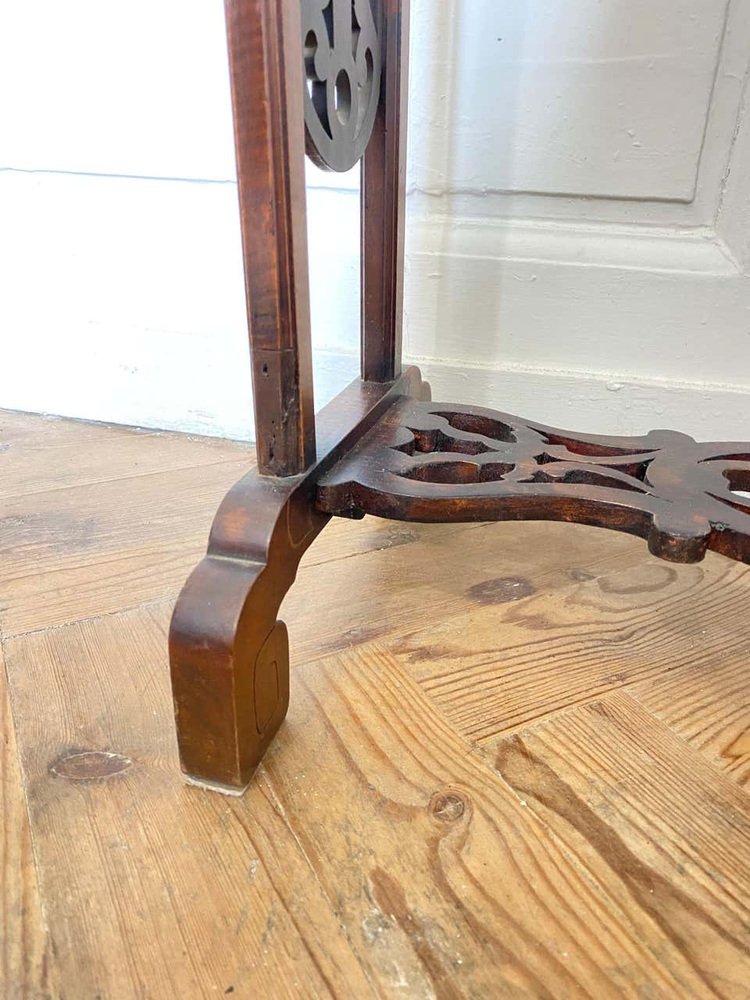 Antique Japanese Inspired Lacquered Side Table by Bailly Théroux