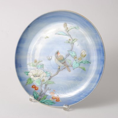 Antique Japanese Meiji Period Porcelain Plate by Fukagawa for Koransha-IXK-941123