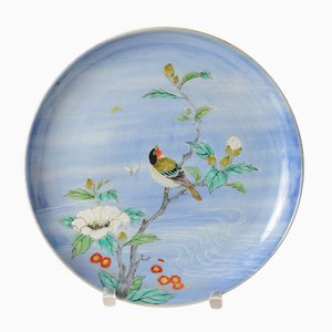 Antique Japanese Meiji Period Porcelain Plate by Fukagawa for Koransha-IXK-941123