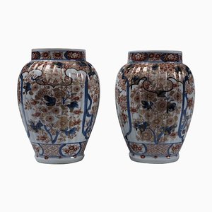 Antique Japanese Porcelain Vases, Set of 2-ZCI-752254