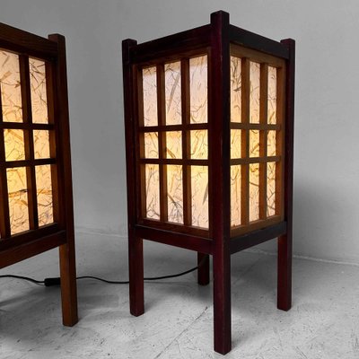 Antique Japanese Shoji Floor Lamps, 1920s, Set of 2-DWL-1713117