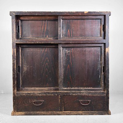 Antique Japanese Tansu Storage Cabinet, 1890s-DWL-2020331