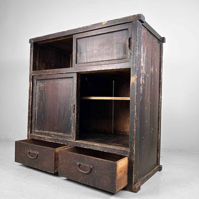 Antique Japanese Tansu Storage Cabinet, 1890s-DWL-2020331