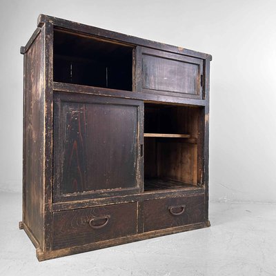 Antique Japanese Tansu Storage Cabinet, 1890s-DWL-2020331