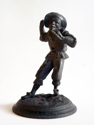 Antique Jugendstil Antimony Jestel Joker Sculpture-GKB-706314