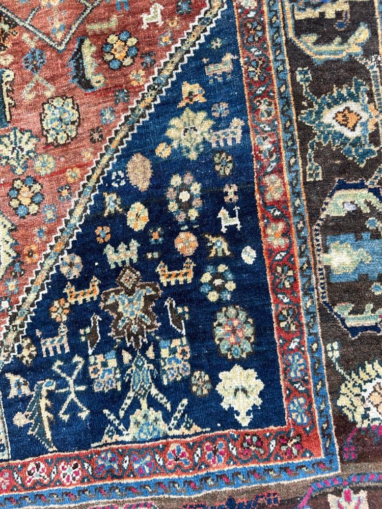 Antique Kashkouli Qashqai Rug