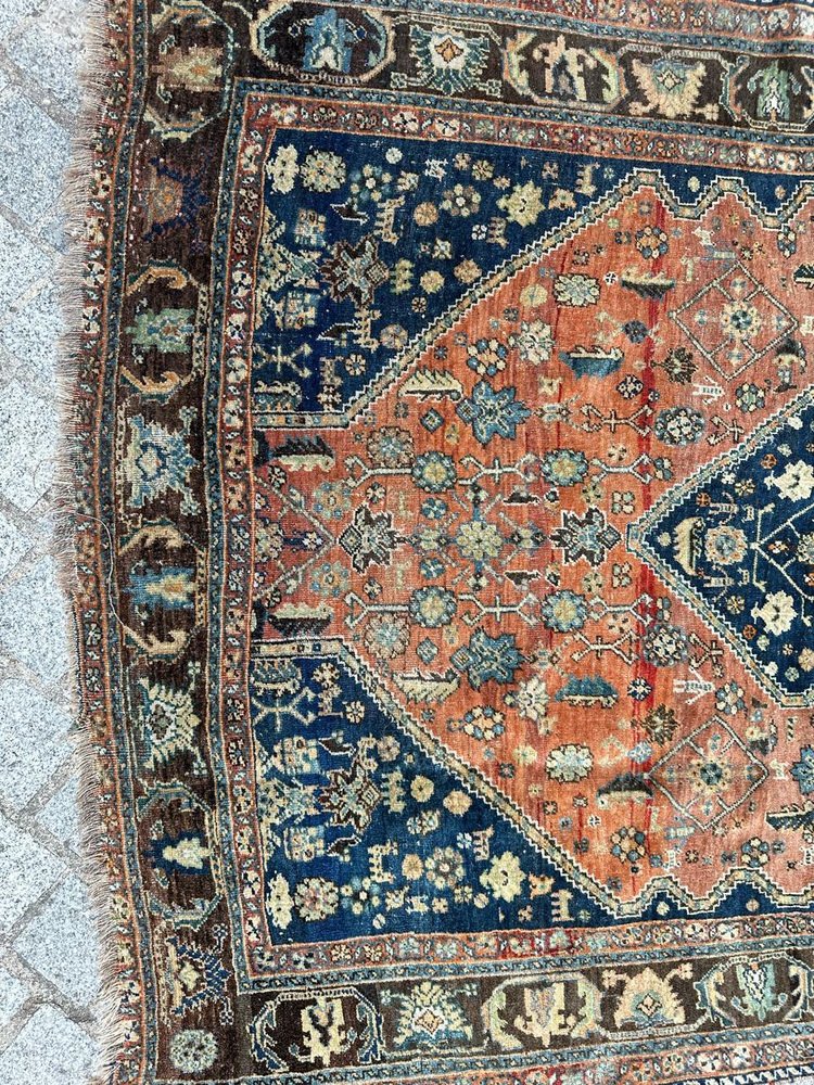 Antique Kashkouli Qashqai Rug